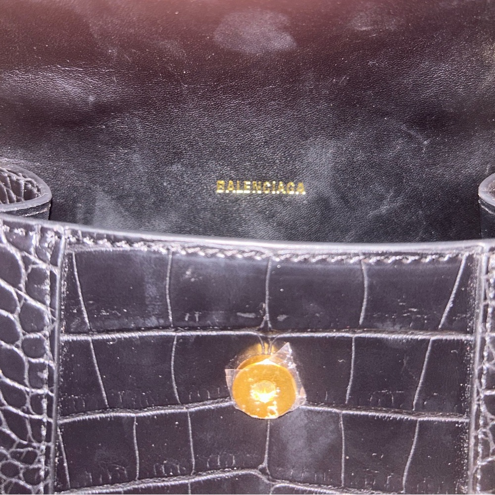 Hourglass Balenciaga Black Bag - Picture 15 of 16